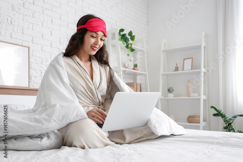 Beautiful young woman with ...