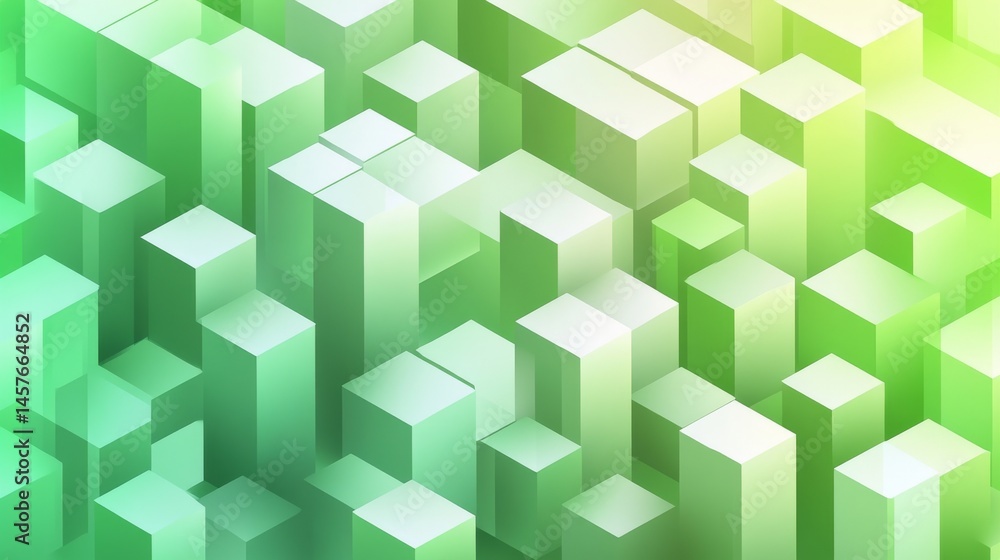 Abstract Geometric Green Cityscape Design green background. Ecology concept for your graphic design, banner or poster. Vector illustration Abstract Geometric Green Cityscape Design green background. Ecology concept for your graphic design, banner or poster. Vector illustration