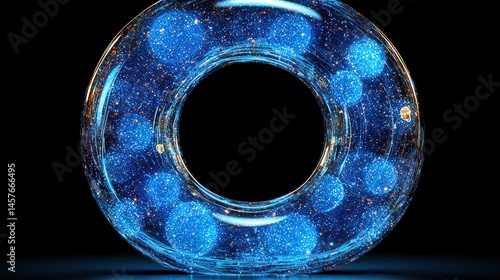 Celestial Ring: A Glimmering Torus of Cosmic Dust