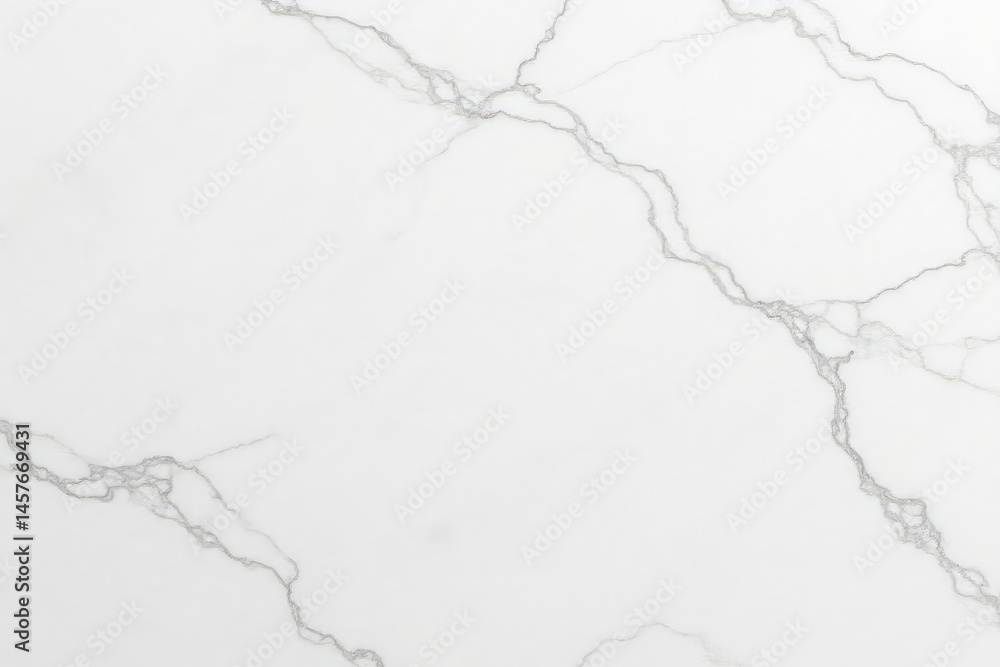 Obraz premium Smooth white marble texture on pristine white background, background, white