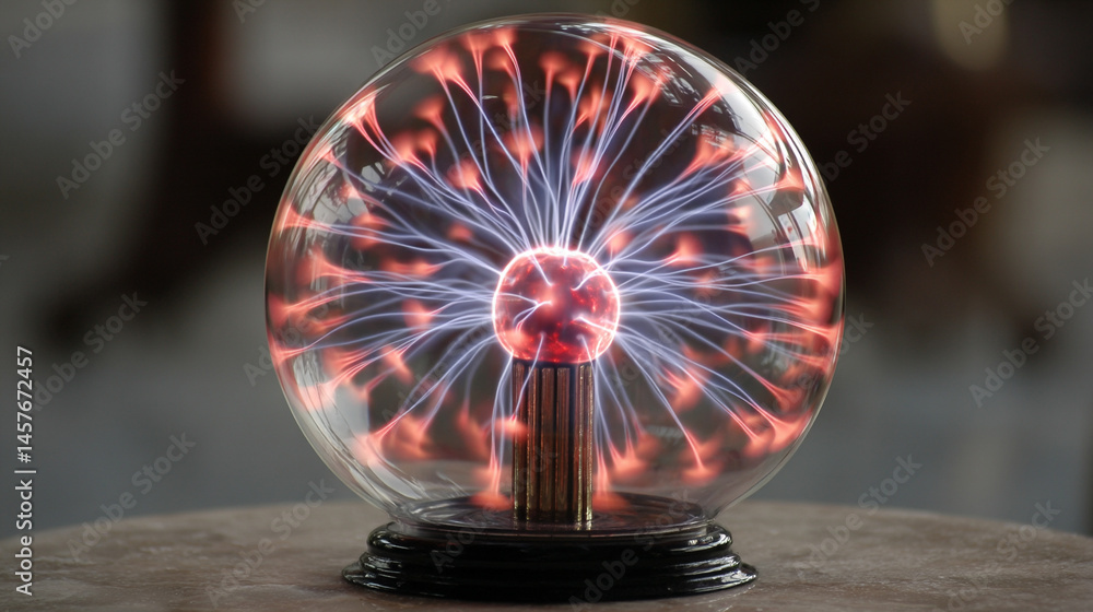 A glowing electric plasma portal pulses with vibrant energy in a dark void, symbolizing futuristic technology, dimensional gateways, and the unknown power of science and imagination.