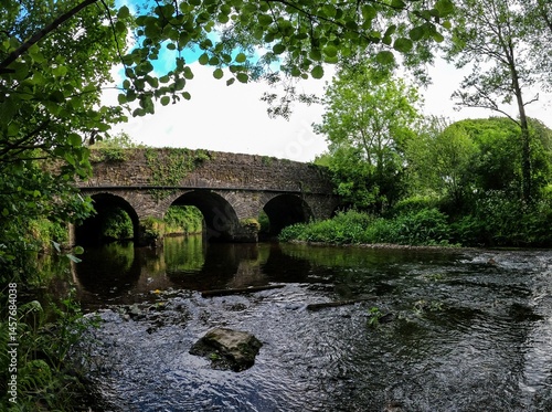 ponte, fluvial, molhar, buraco, arquitectura, paisagem, velho, céu, árvore, natureza, europa, escócia, arco, inglaterra, parque, árvore, construção, antiga, campo, grã-bretanha, córrego, arco