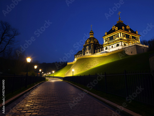 palace on a hill