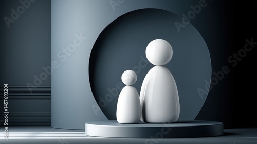Couple standing together in a dark room representing herding behavior and protection frameworks in investment context
