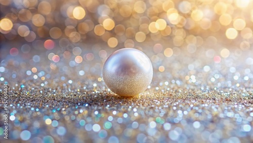 Elegant Pearl Glitter Texture: Minimalist Website Background