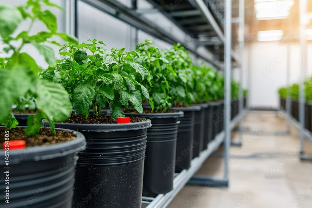 Smart irrigation system enhancing water efficiency in vertical farm Smart irrigation system enhancing water efficiency in vertical farm