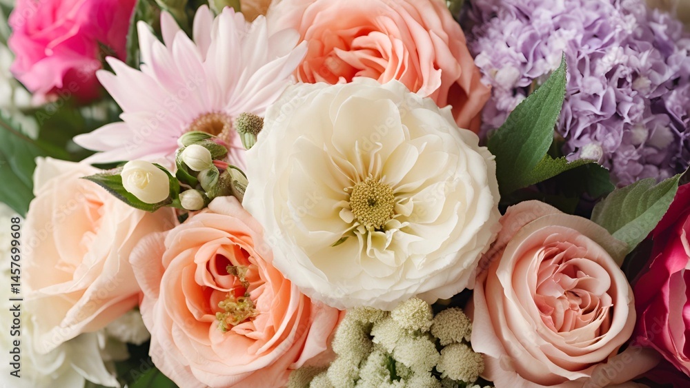Obraz premium 꽃,플라워,꽃장식,데코,부케,봄,자연,풍경