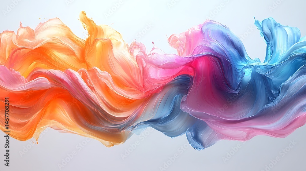 Colorful smooth pastel waves flowing beautiful high resolution background Colorful smooth pastel waves flowing beautiful high resolution background