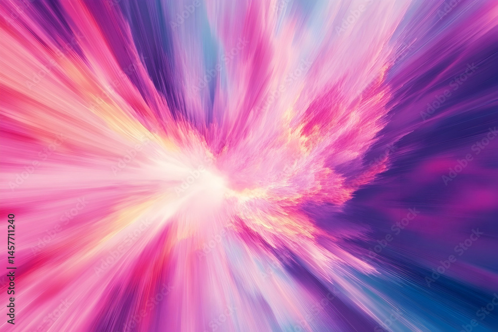 Obraz premium Vibrant, abstract design radiating outwards from a central point.