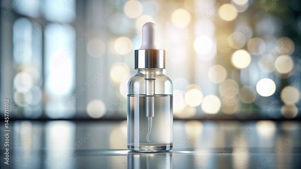 Glass Dropper Bottle with Blank Label - High-Resolution Stock Photo Glass Dropper Bottle with Blank Label - High-Resolution Stock Photo