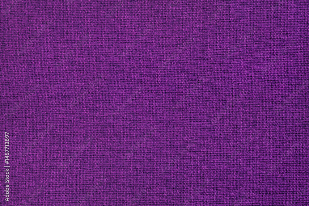 Fototapeta premium Purple cotton fabric texture background, seamless pattern of natural textile.
