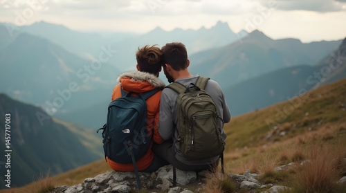 couple in the mountains