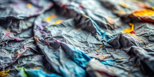 Grunge Gray Paper Texture: Dirty Photocopy Background - High-Resolution Stock Photo