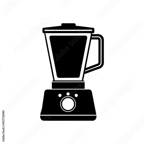 Modular blender with detachable blades silhouette