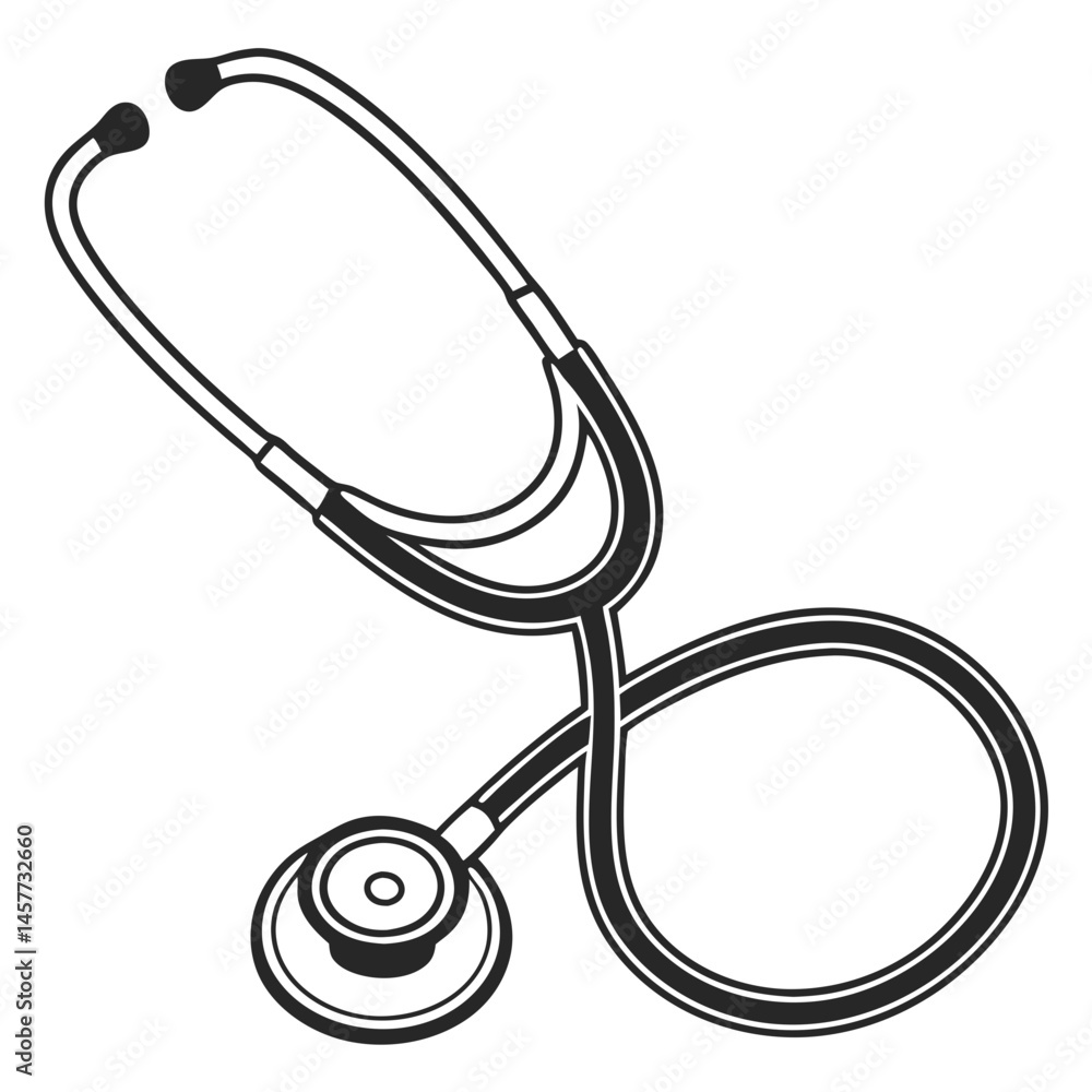 stethoscope on white background stethoscope on white background