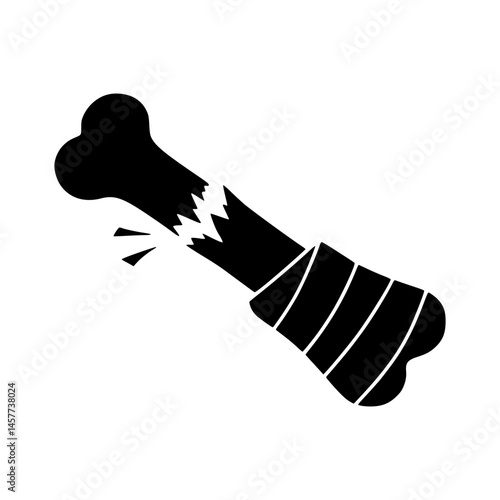 Broken Bone Icon - Medical Symbol
