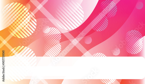 Blurred Decorative Design In Abstract Style With Wave, Curve Lines, Circle, Space for Text. Fluid shapes composition. For Design Flyer, Banner, Landing Page. Vector Illustration