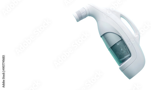 Modern, clean plastic container with a nozzle, possibly for a cleaning product