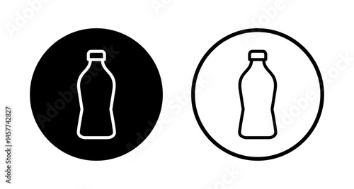 Bottle icon logo design. bottle sign and symbol