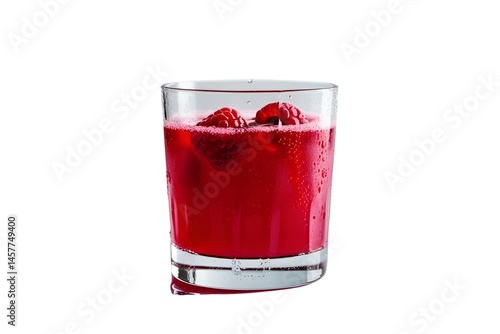 Wallpaper Mural raspberry juice glass isolated on transparent background Torontodigital.ca