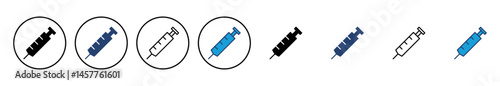 Syringe icon vector. injection icon vector.