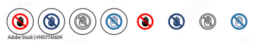 Free Download Stop icon vector. stop road sign. hand stop icon vector - GFXLoad