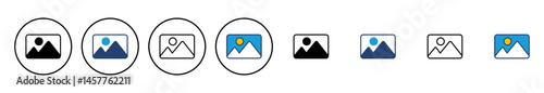 Picture icon vector. photo gallery icon symbol