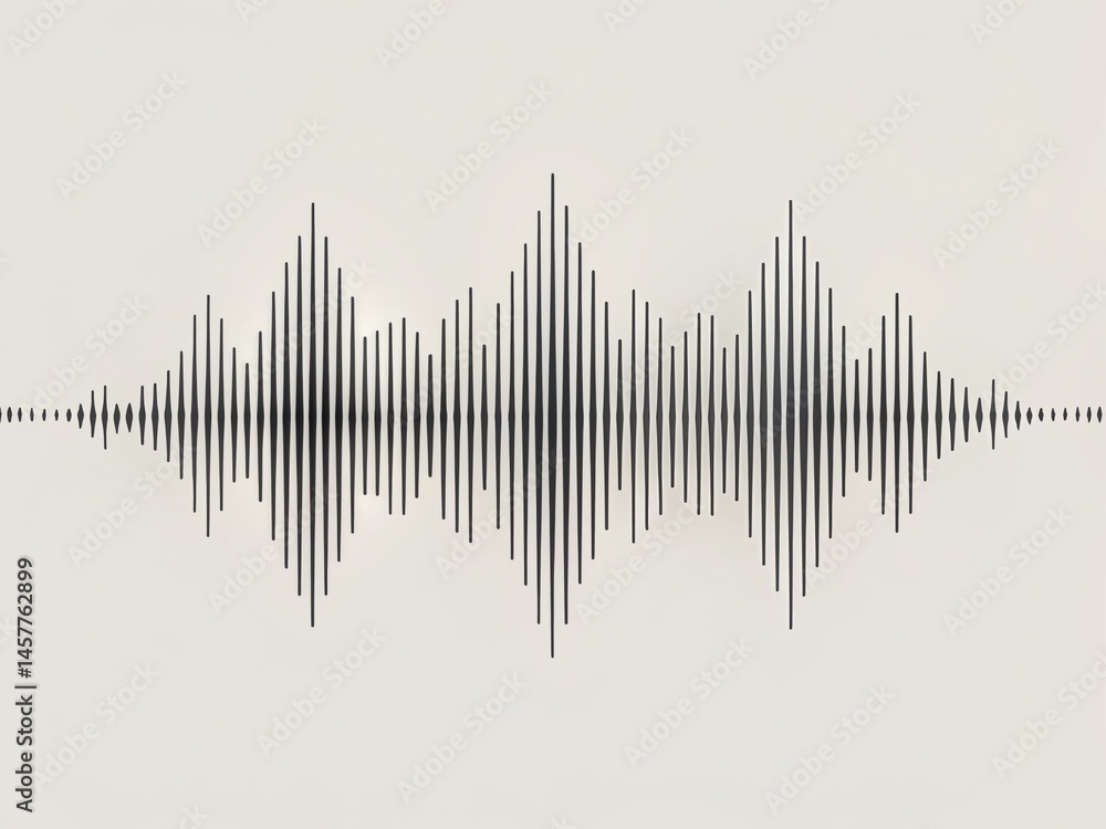 Minimalist Line Art Soundwave: Music Audio Voice Abstract Design Minimalist Line Art Soundwave: Music Audio Voice Abstract Design