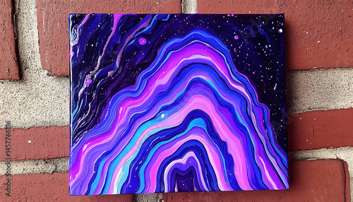 Abstract Fluid Acrylic Painting