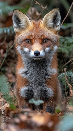 Wallpaper Mural Red Fox in Autumnal Forest Torontodigital.ca