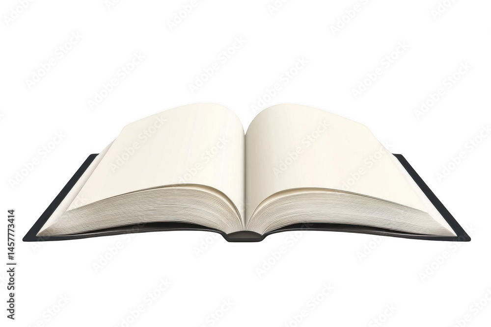 Open Book with Blank Pages for Imagination and Knowledge Theme Open Book with Blank Pages for Imagination and Knowledge Theme
