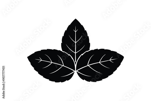 Spearmint icon silhouette
