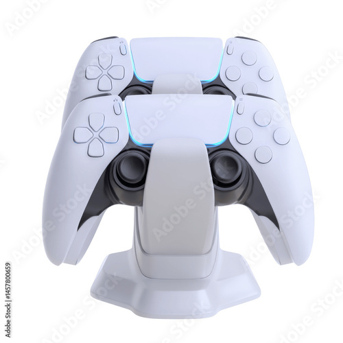 Dual PS5 Controller Charging Dock Modern Gaming