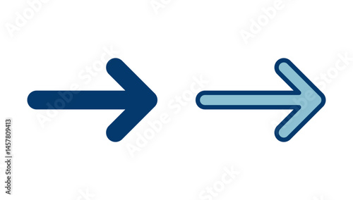 Arrow icon vector isolated on white background. Arrow symbol. Arrow vector icon