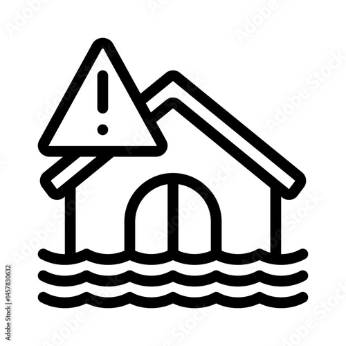 flood line icon