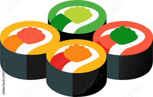 Sushi Vector illustration