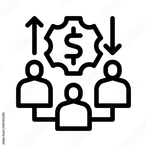 crowdfunding campaign line icon