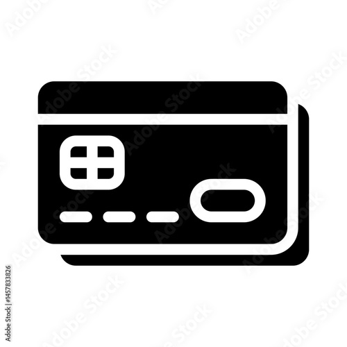 credit card glyph icon