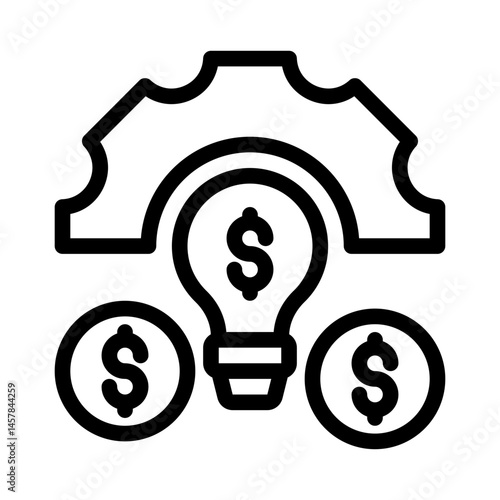 revenue line icon