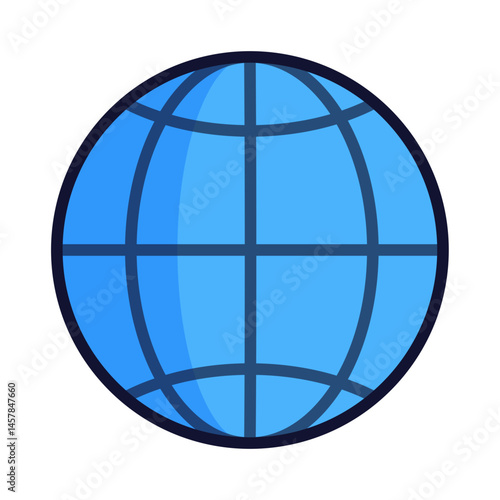 The globe icon is presented against a white background, with an additional earth-toned globe icon. globe icon vector illustration