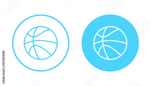 Basketball icon vector. Basketball ball sign and symbol