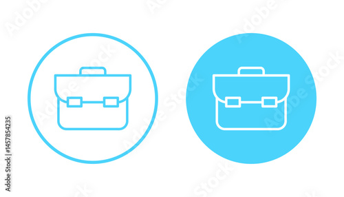 Briefcase icon vector. suitcase sign and symbol. luggage symbol.
