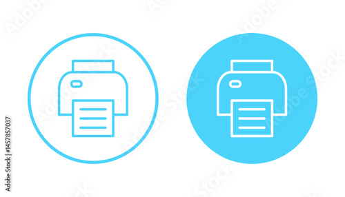 Print icon vector. printer sign and symbol