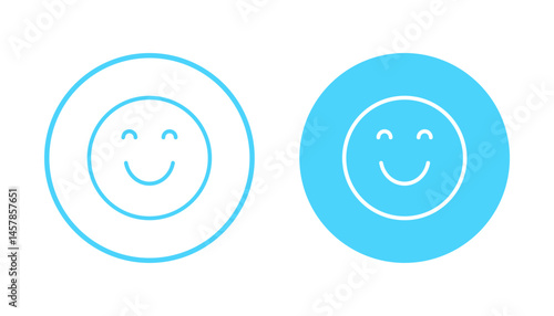 Smile icon vector. smile emoticon icon. feedback sign and symbol
