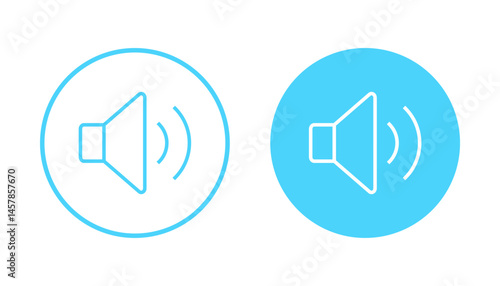 Speaker icon vector. volume sign and symbol. loudspeaker icon. sound symbol