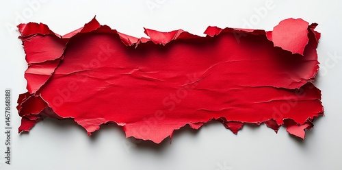 Wallpaper Mural Torn Red Paper Texture Background Torontodigital.ca