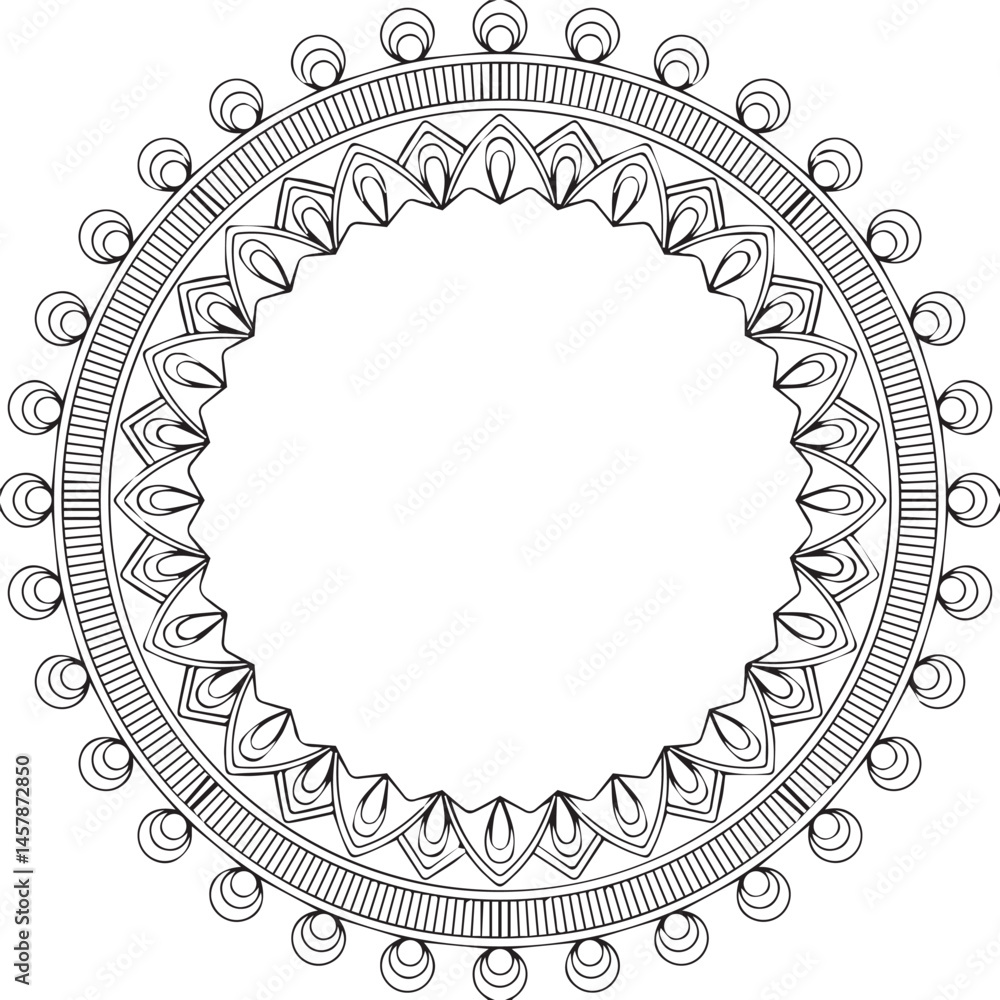Beautiful flower art and mandala vector design Beautiful flower art and mandala vector design