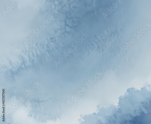 Subtle blue watercolor washes blend seamlessly, creating a calm and peaceful atmosphere ,  blue,  ocean