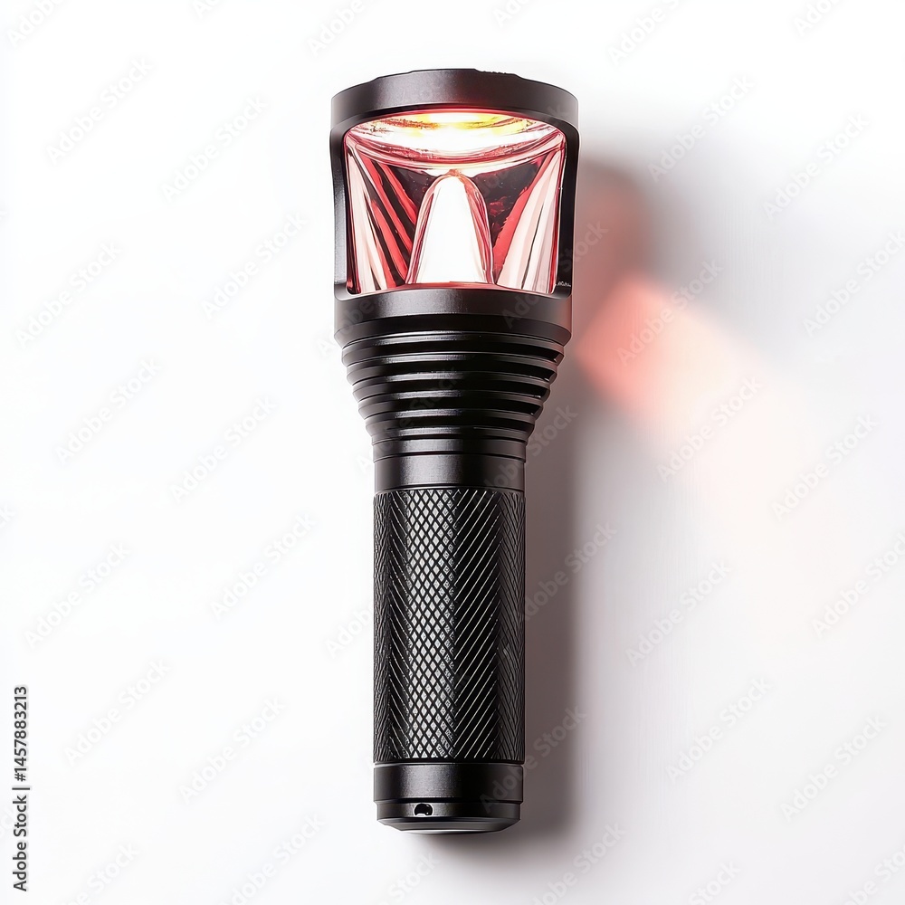 High-Powered LED Flashlight with Unique Design and Red Light Feature High-Powered LED Flashlight with Unique Design and Red Light Feature