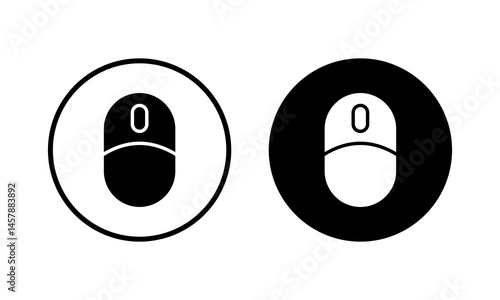 Mouse icon vector illustration. click sign and symbol. pointer icon vector.